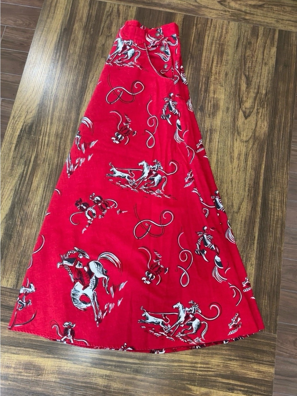 Vintage Circle T by Marilyn Lenox Western Rodeo Skirt – Made in USA. Full Circle